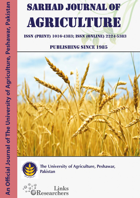 Sarhad Journal of Agriculture